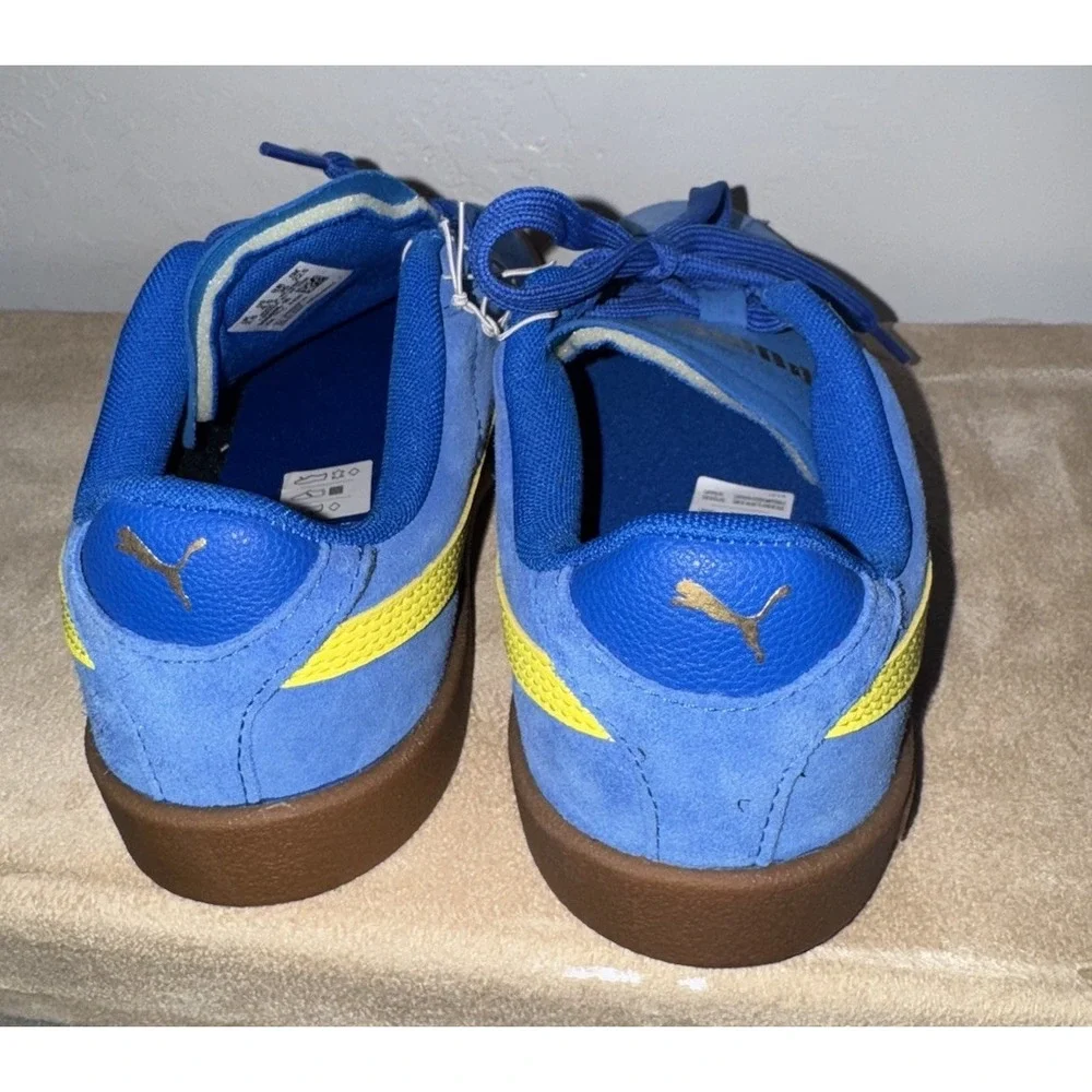 Puma suede classic terrace sneaker shoes Women's  Size 4.5 leather blue yellow